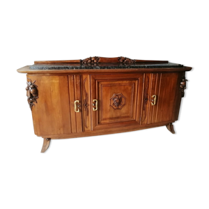 Enfilade bois et marbre