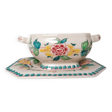 Saucière en faïence portugaise Anfora Águeda