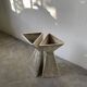 Planters jardinières fibrociment triangulaires