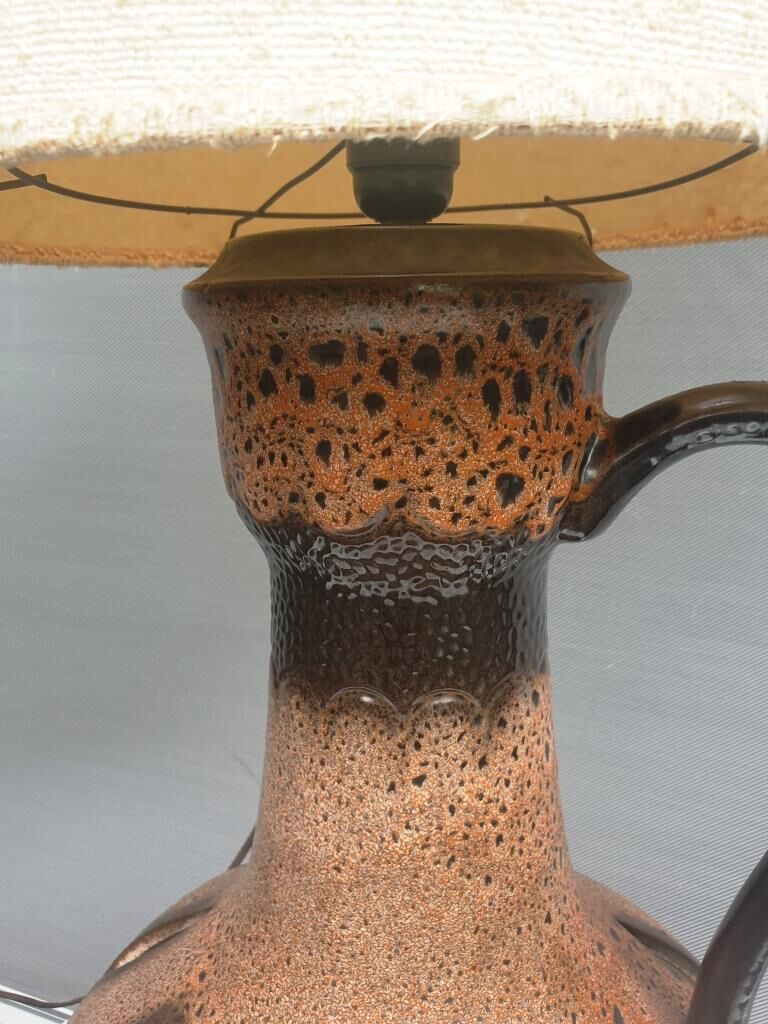 Ceramic floor floor lamp Danish Design 1970