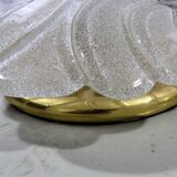 Set of 2 Murano glass wall lamps by Hillebrand 1960’s
