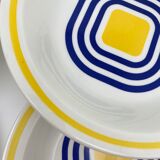 Soup plates Avant Garde Gien 1971