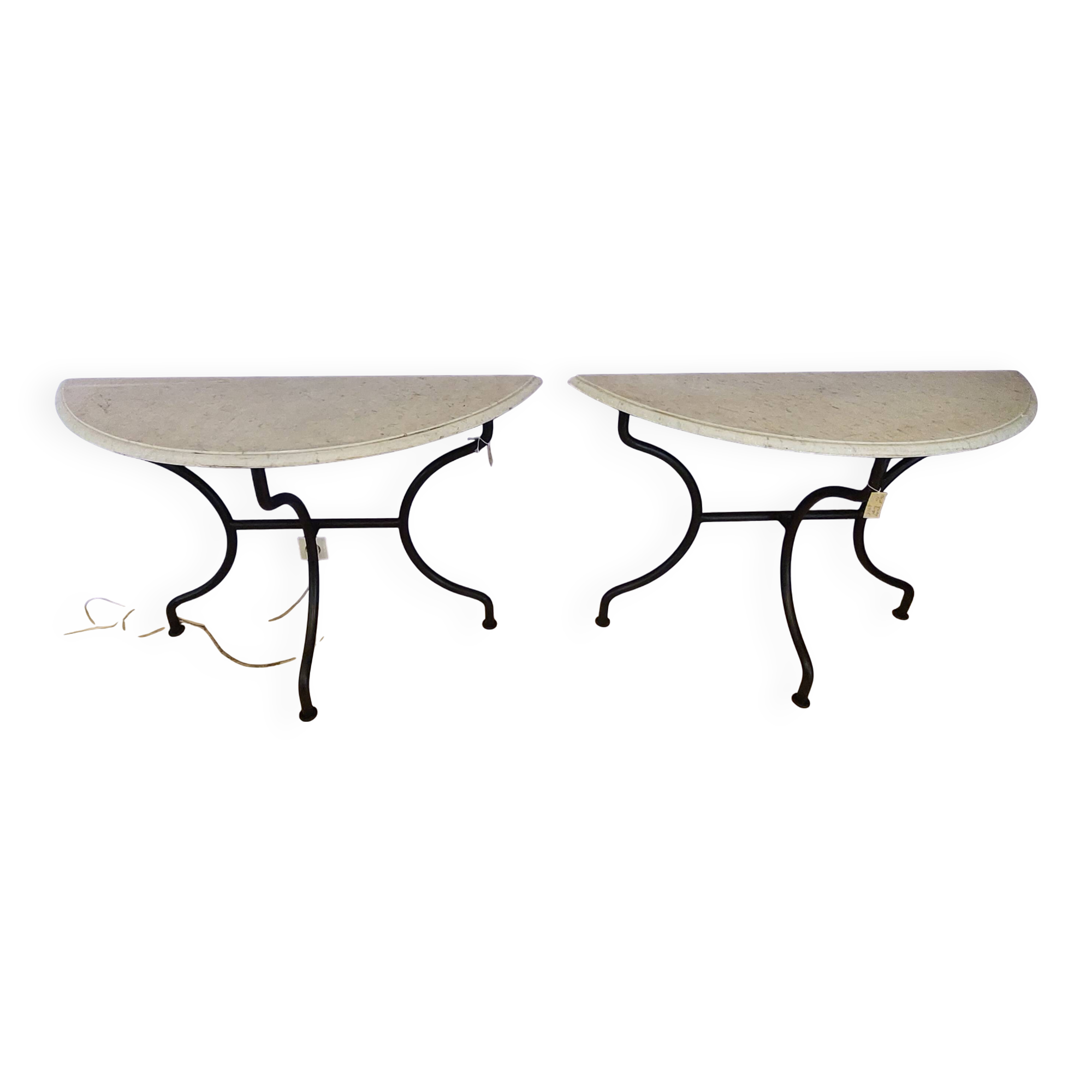 Pair of 1980 consoles