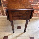 Pretty little Louis Philippe style side table / bedside table