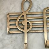 Brass wall hook