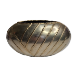 Design brass vase signed Zaza, 29 cm