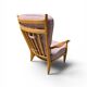 "Edouard" armchair in oak by Guillerme & Chambron for Your Home