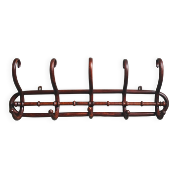 Coat rack / hat stand J&J Kohn no. 1202/5 in bent wood. Vienna 1911