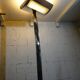 Lampadaire Moderniste en aluminium poli