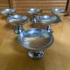 Set of 6 Ice Cream Bowls GUY DEGRENNE Stainless Steel Made in France Vintage #E1