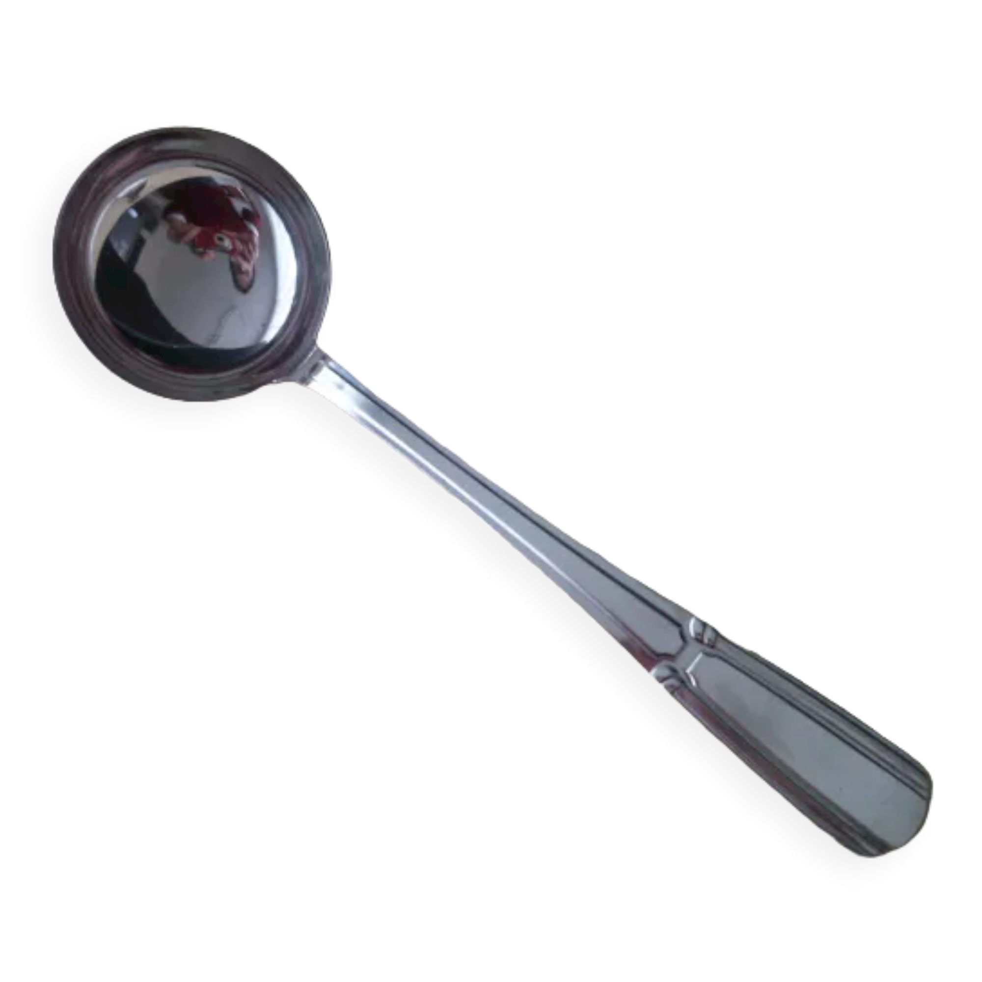 Silver metal soup ladle 10 G White metal