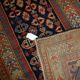 Old caucasian carpet gendje handmade 106cm x 222cm 1880s, 1b519