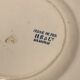 Set of 12 old blue dessert plates Eglantines, Iron Land, HB and Co.
