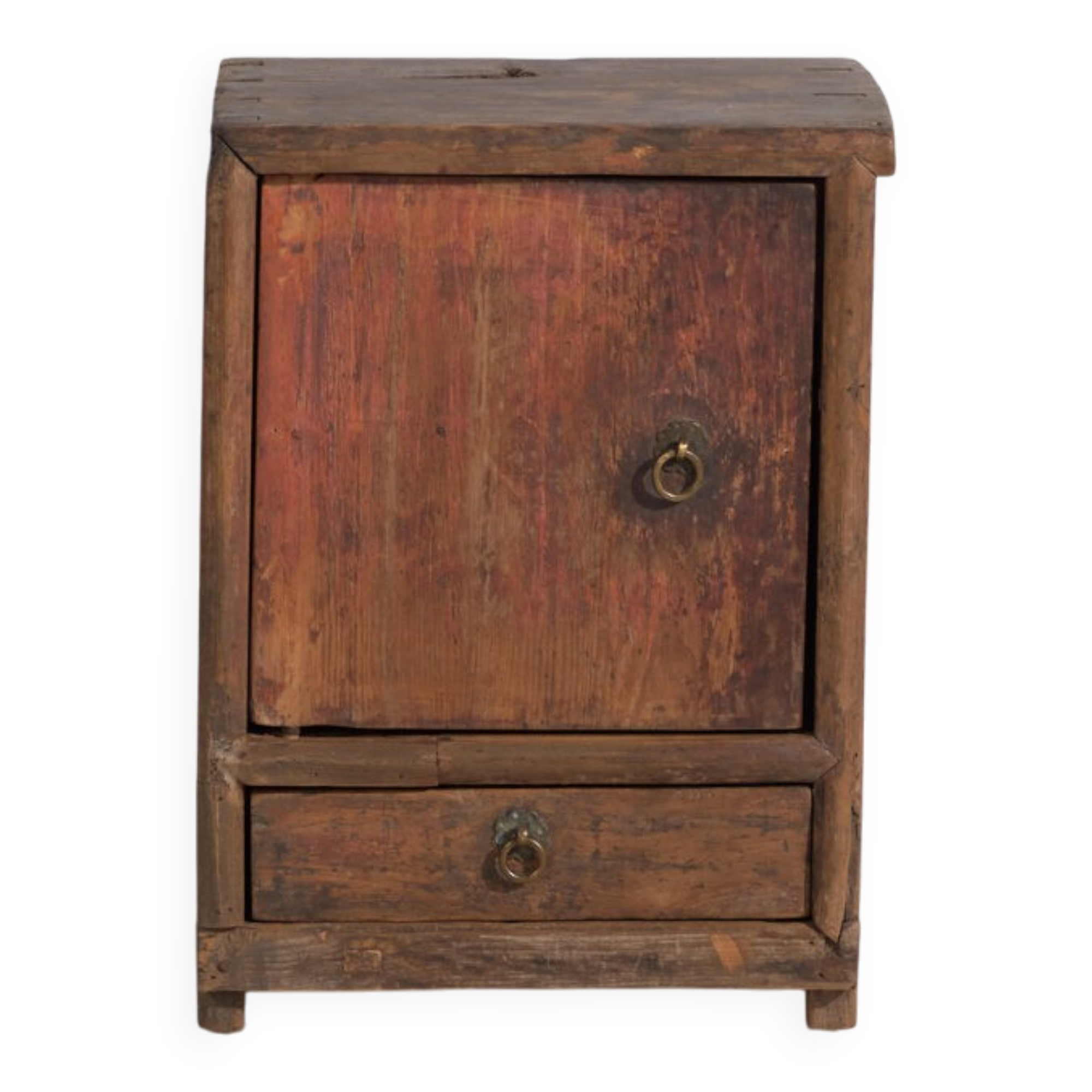 Petit meuble ancien chinois en bois peint – Chine, vers 1900