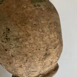 19th popular art excavation pottery in glazed earth