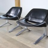 Pair of Knut Hesterberg lounge chairs, Germany 1971