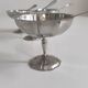 Set of four 18/10 stainless steel ice cream cups