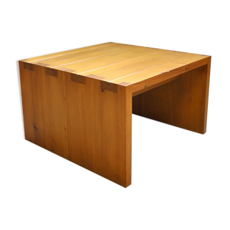 Maison Regain solid pine coffee table 70