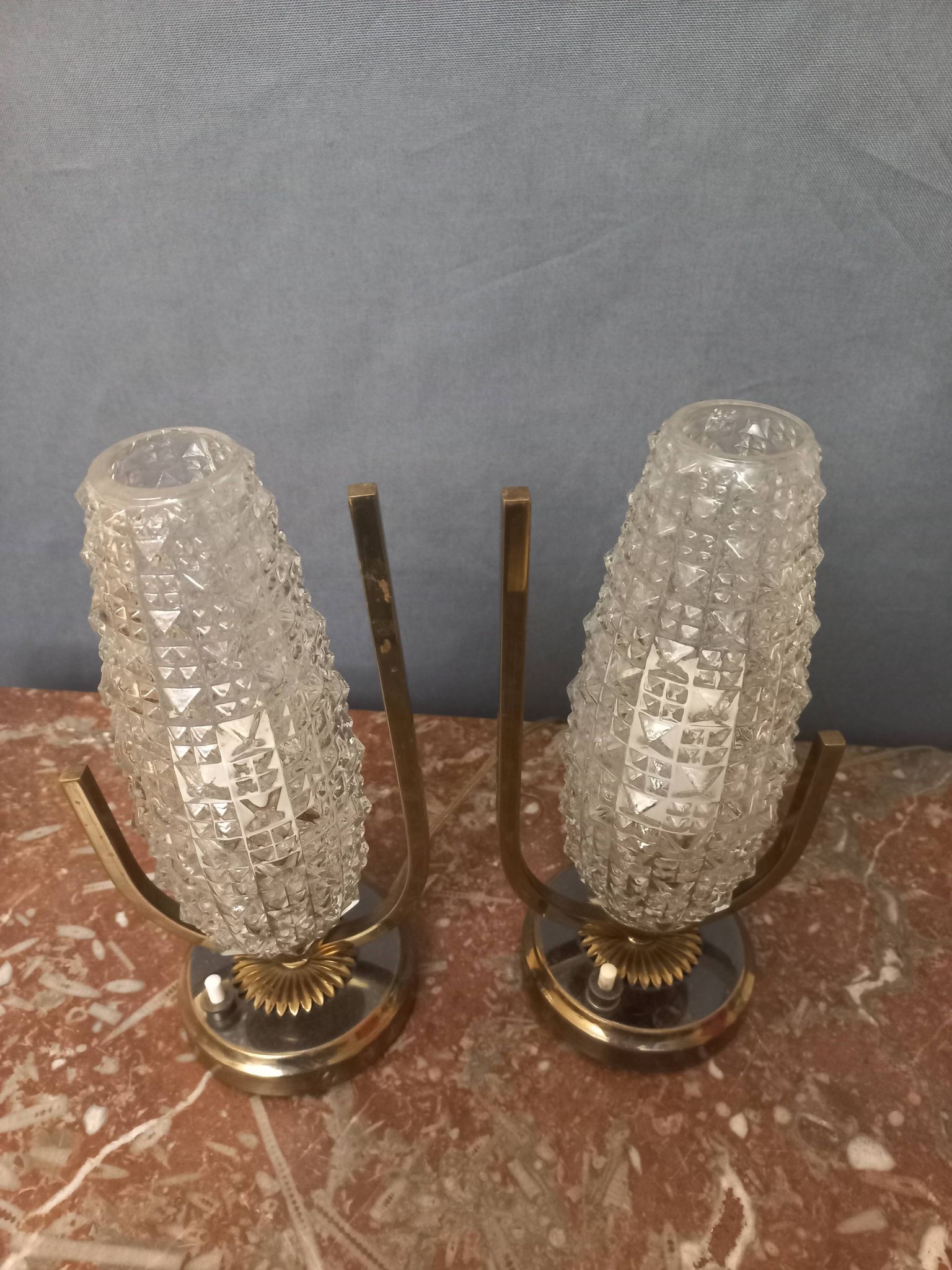 Pair of designer lamps