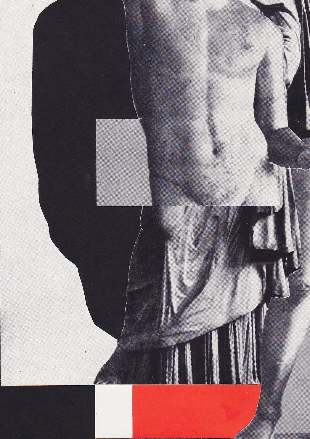 Collage on poetry paper