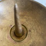 Pair of brass church candlesticks