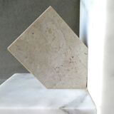 Pair of greenhouse books in white marble 60s