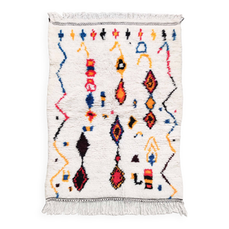 Azilal Moroccan Berber rug with colorful patterns 1.53x1.08m