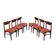 Set of six rosewood chairs, Danish design, 1970s, manufacturer: Skovby Møbe