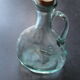 Old blown glass bottle