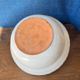 Large vintage Biot coupe in glazed ceramic, French craftsmanship.