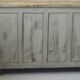 Beige and rust chest of drawers