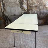 Formica and chrome extension table 2 stools 2 chairs