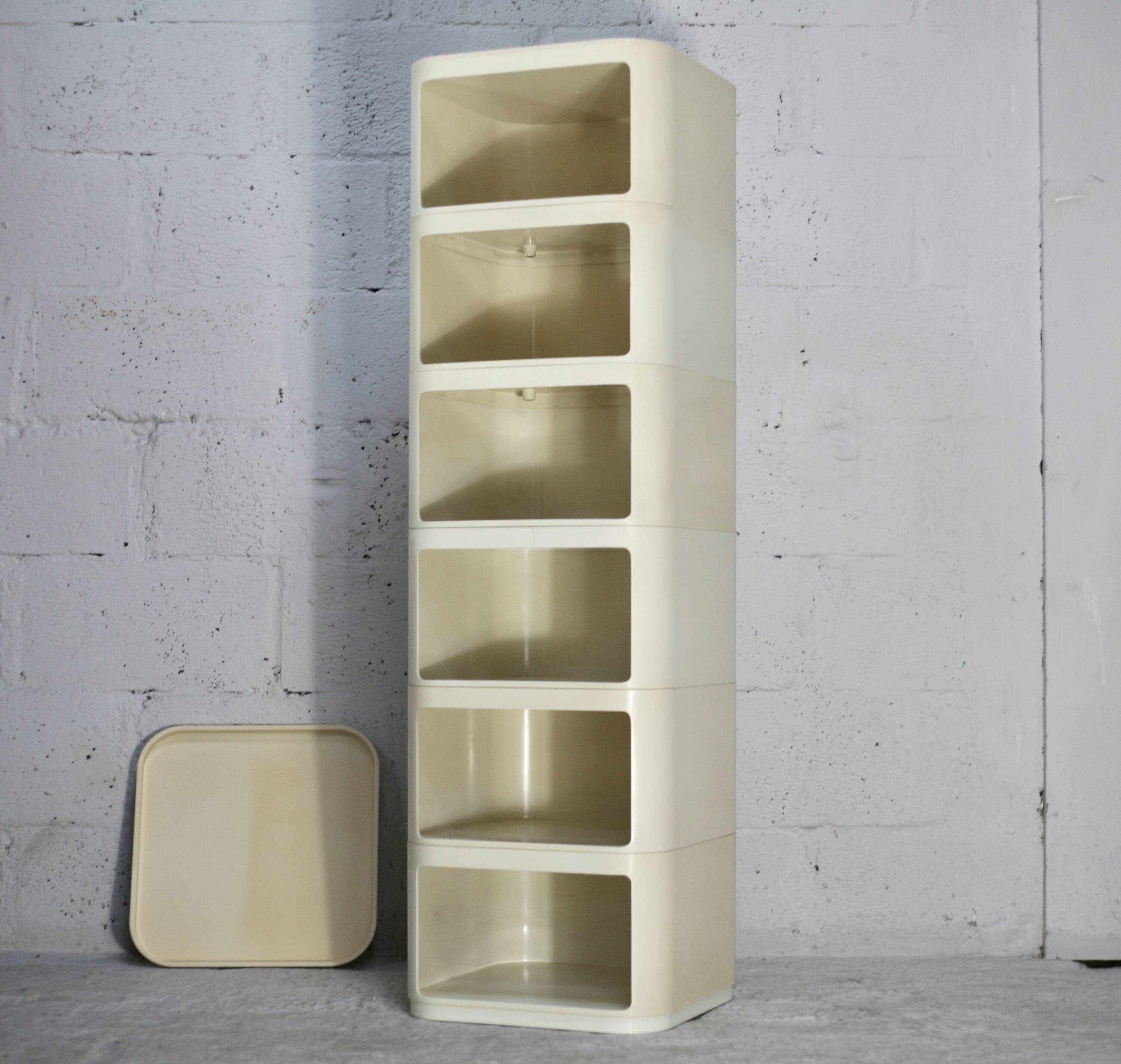 Anna Castelli, Kartell. Storage modules, Circa 1970