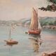 Robert Perrot, oil on canvas, lakeside
