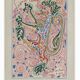Original lithograph by Jean Cocteau, Lions Club, from 1958