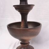 Grand bougeoir / fontaine , céramique signée jean marais