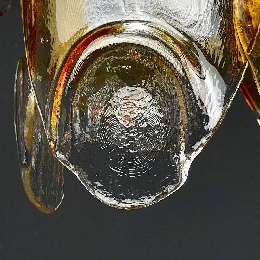 Murano glass chandelier by Mazzega, Italy, 1960s
