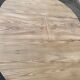 Scandinavian round extendable dining table Baumann stripped teak 1960