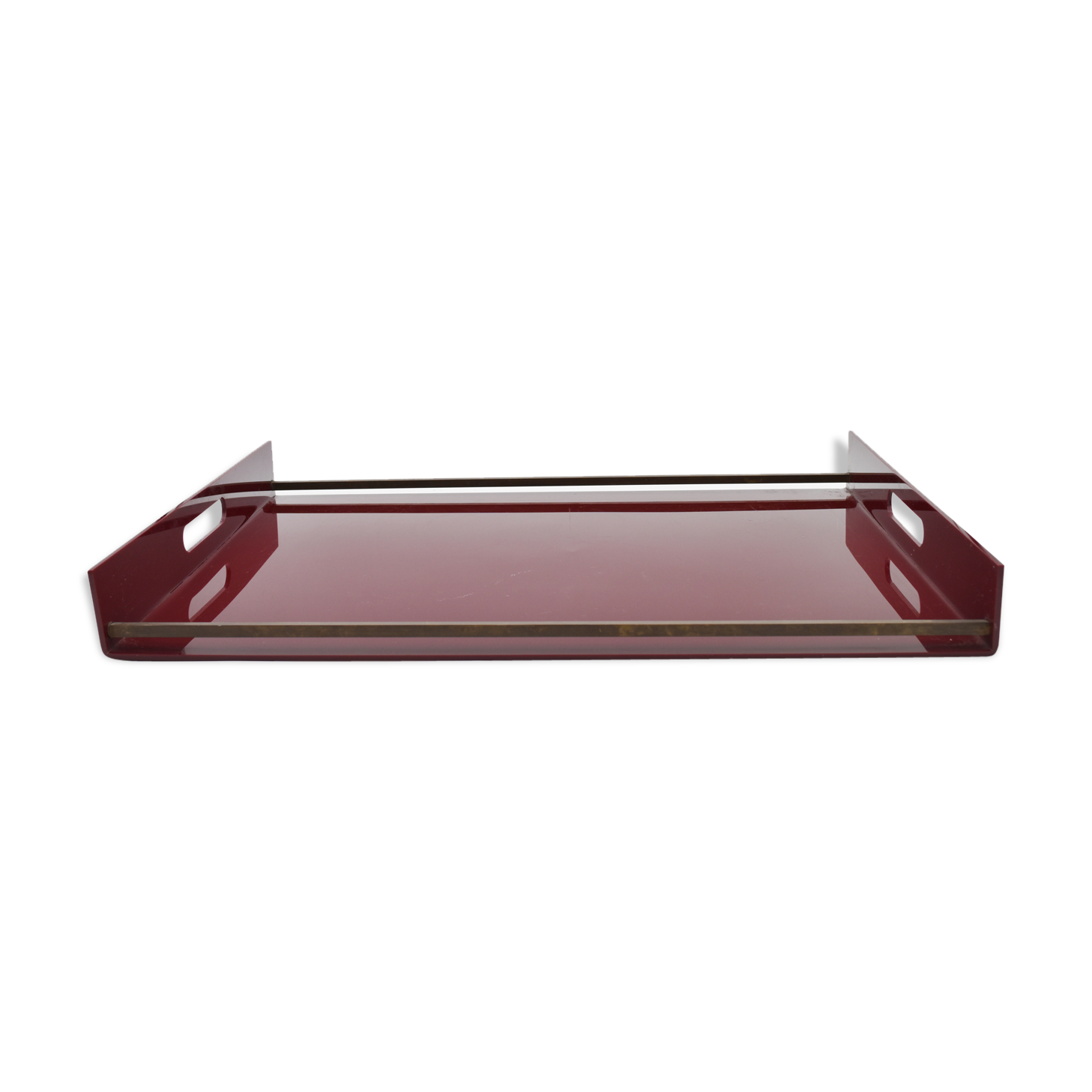 Plateau plexiglas des années 70