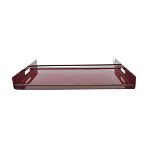 Plateau plexiglas des années 70