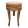 Swivel piano stool with screw, Louis XV style, in walnut.