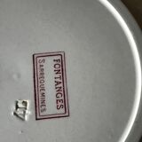 Eight plates Sarreguemines