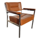 Fauteuil Skaï années 60, M.Baughman