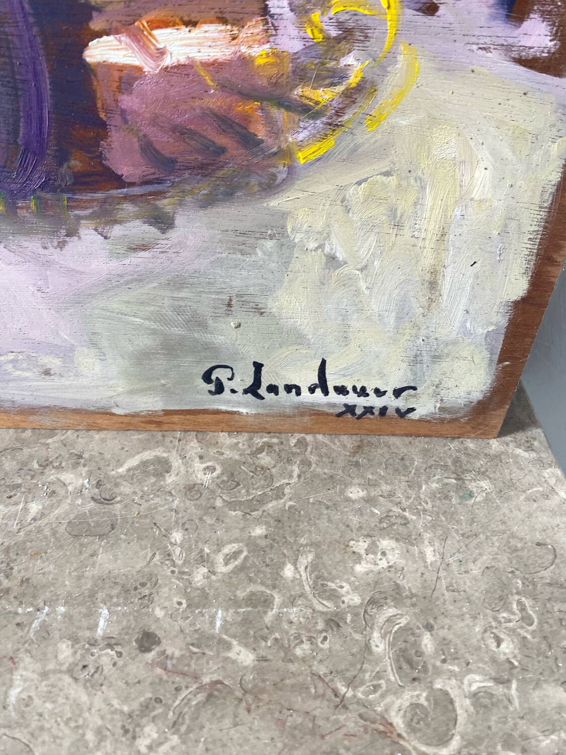 Parisian florist signed Landauer