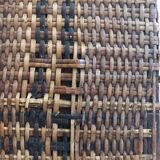 Old wicker trunk