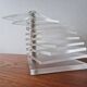 Lampe de table en lucite postmoderne rare Ikea, Suède, années 1980