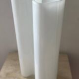 Vintage organic glass paste vase