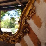 Gilded baroque mirror