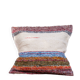 Housse de coussin artisanale en coton recyclé tissé main