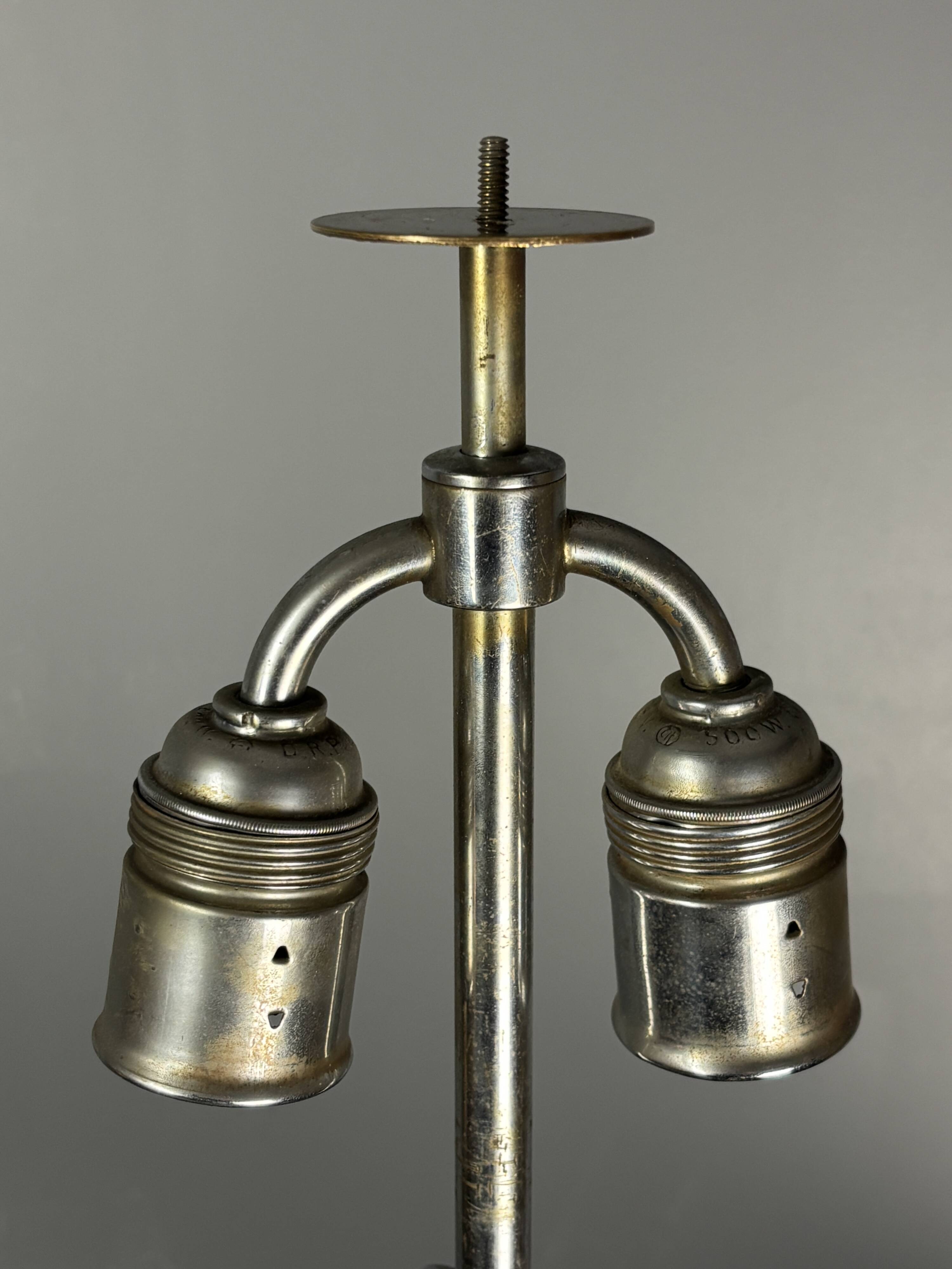 Art deco table lamp by Paul Haustein for WMF Ikora, Congo series, 1920s